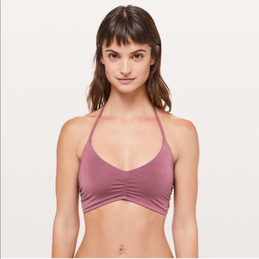 NWT Lululemon Simply There Bralette Misty Merlot